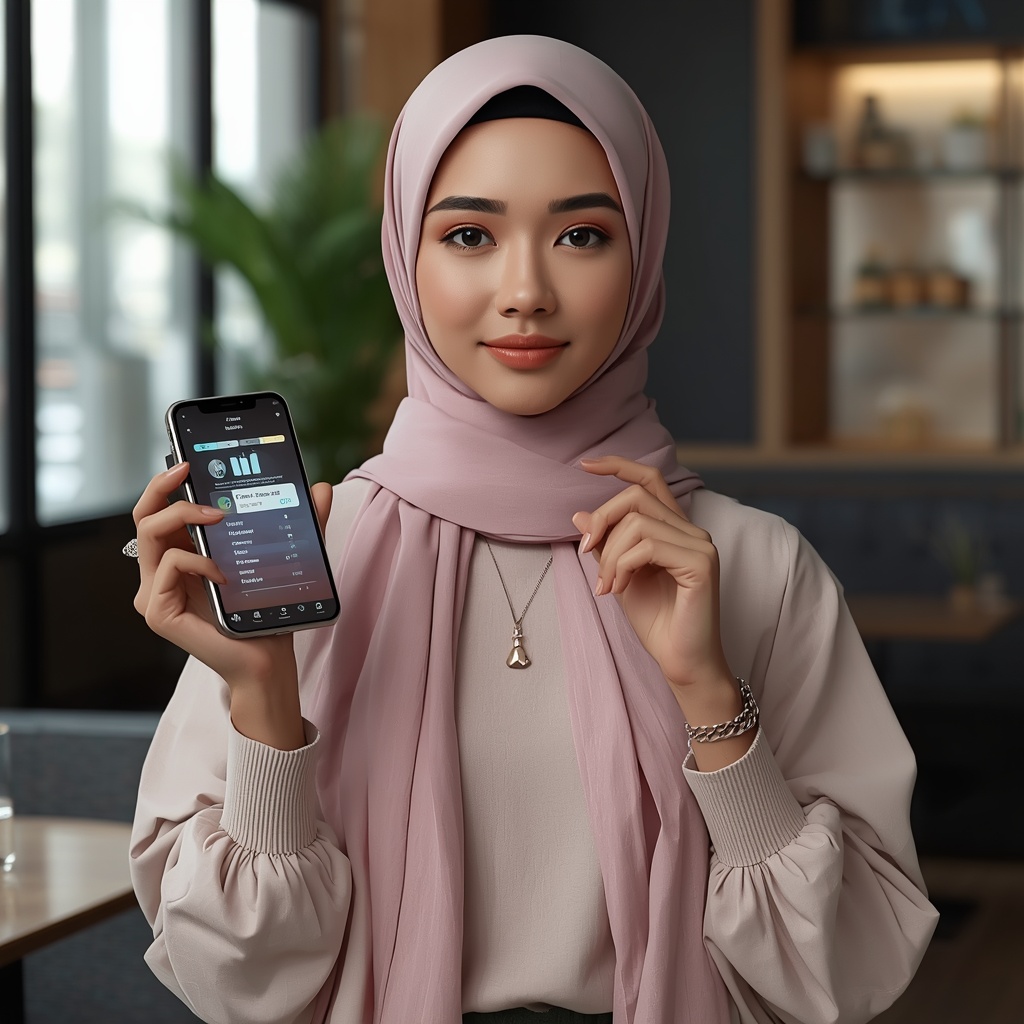 Tasbih Digital Stylish Kini Jadi Pelengkap Hijab Modern yang Viral