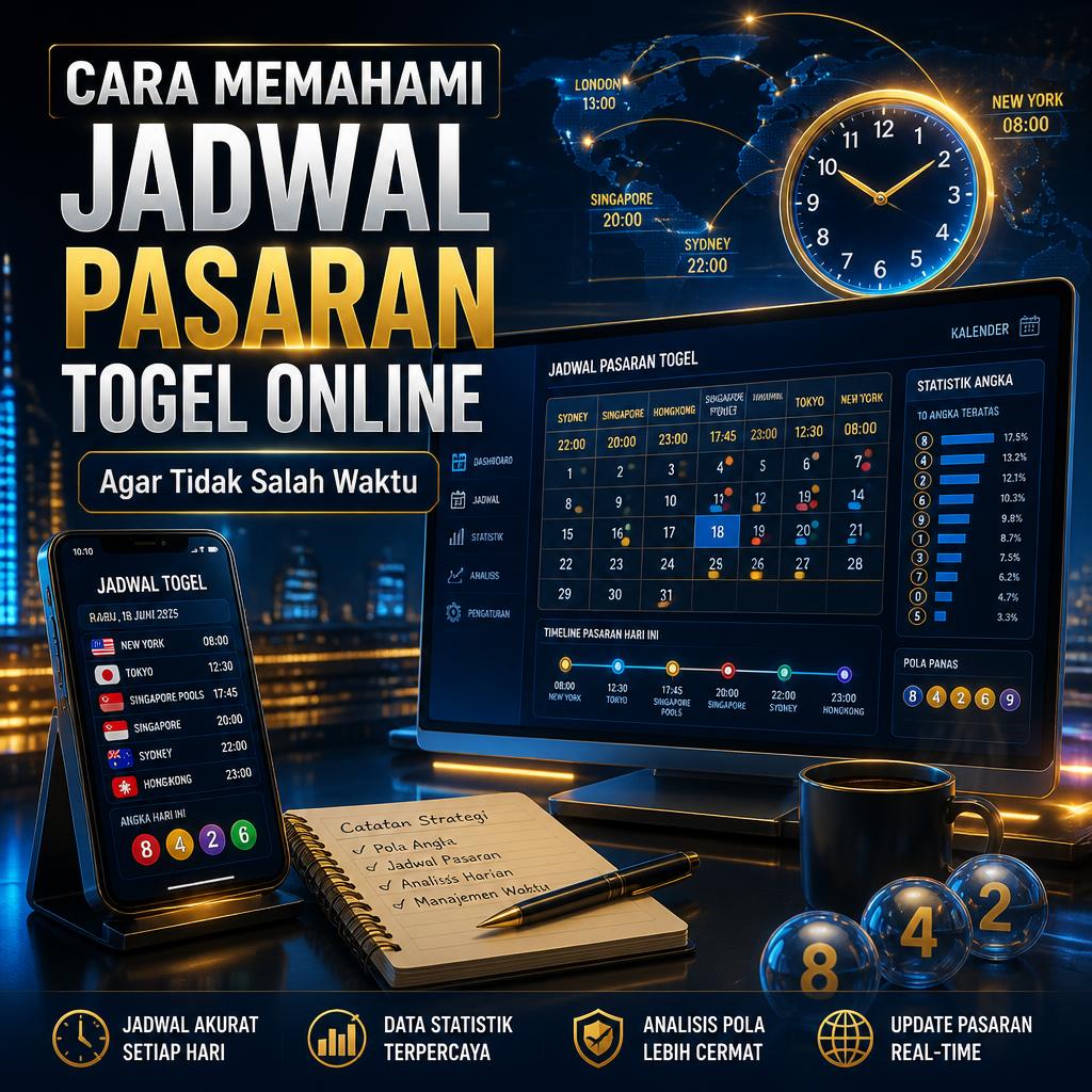 Cara Memahami Jadwal Setiap Pasaran Togel Online agar Tidak Salah Waktu