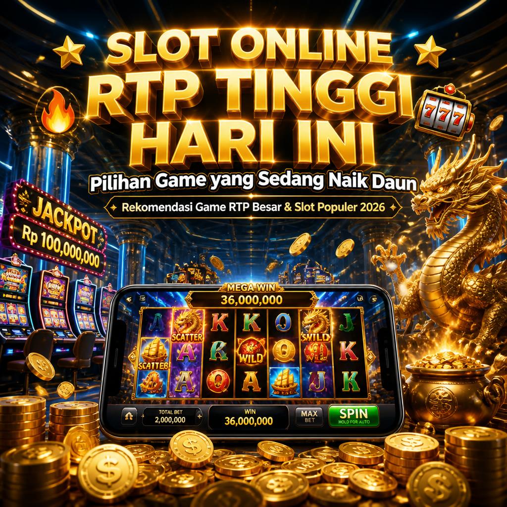 Slot Online RTP Tinggi Hari Ini, Pilihan Game yang Sedang Naik Daun