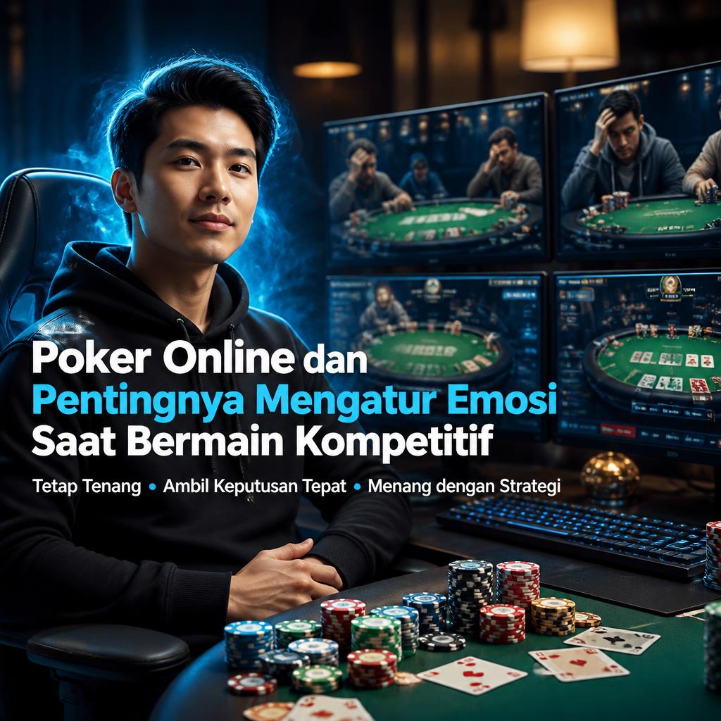 Poker Online dan Pentingnya Mengatur Emosi Saat Bermain Kompetitif