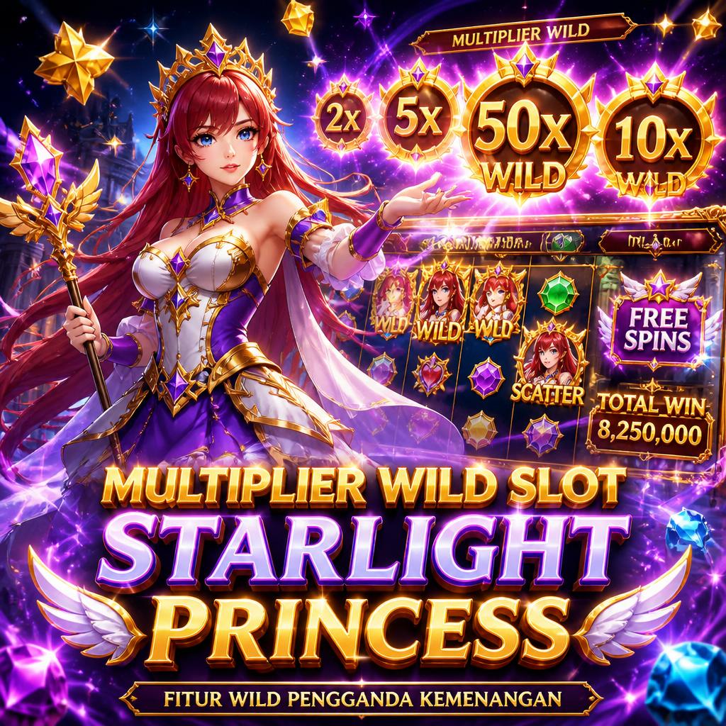 Multiplier Wild Slot Starlight Princess: Mengenal Fitur Pengganda Wild dengan Potensi Bonus Menarik