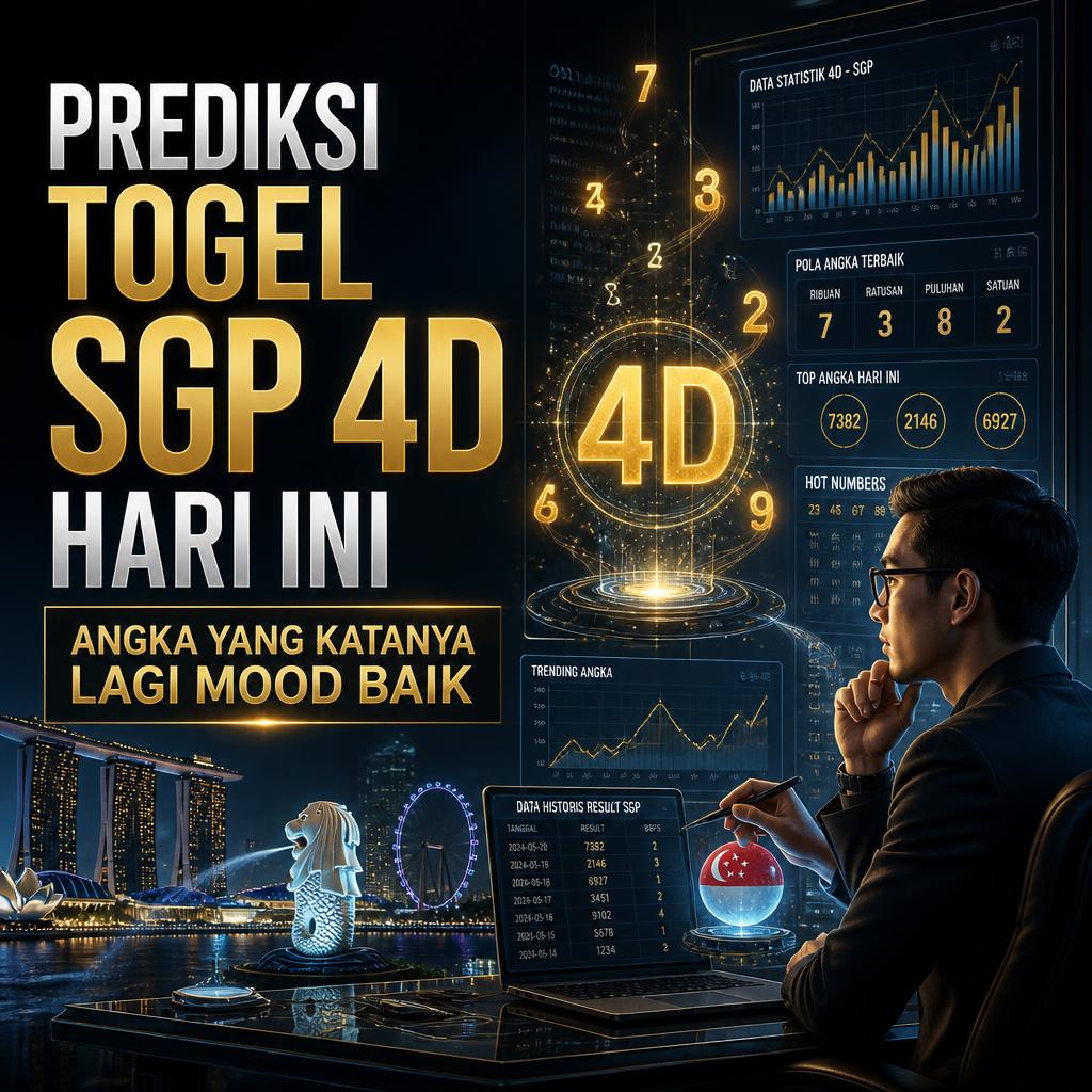 Prediksi Togel SGP 4D Hari Ini: Angka yang Katanya Lagi Mood Baik